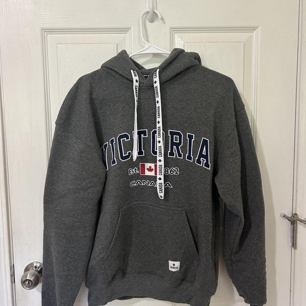 Canada Charcoal Grey Pullover Hoodie